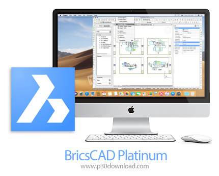 دانلود BricsCAD Platinum v20.1.06.1 MacOS - نرم افزار طراحی داخلی پروژه های مختلف ساختمانی برای مک