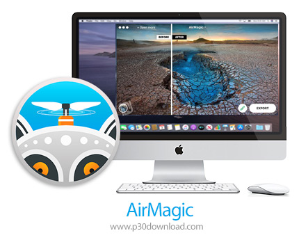 دانلود AirMagic v1.0.2 (7263) MacOS - نرم افزار بهبود کیفیت تصاویر هوایی برای مک