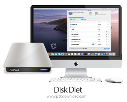 دانلود Disk Diet v5.5.1 MacOS - نرم افزار بهینه سازی فضای هارد دیسک و افزایش سرعت سیستم برای مک