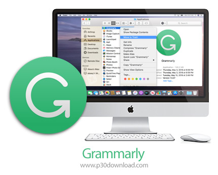 دانلود Grammarly v1.9.0.0 MacOS - نرم افزار گرامرلی، ابزار بررسی و اصلاح گرامر انگلیسی برای مک