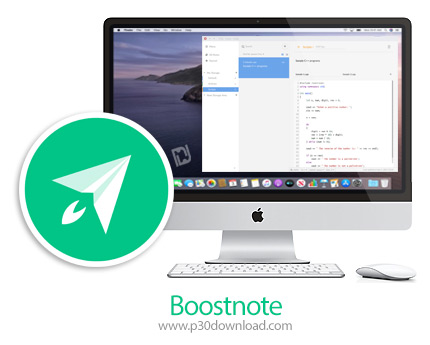 دانلود Boostnote v0.16.1 MacOS - نرم افزار مدیریت آسان سورس کد ها در یک پروژه برنامه نویسی برای مک
