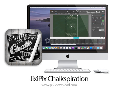 دانلود JixiPix Chalkspiration v1.06 MacOS - نرم افزار تبدیل عکس به نقاشی های گچی برای مک