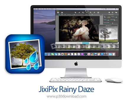 دانلود JixiPix Rainy Daze v1.23 MacOS - نرم افزار افزودن افکت بارش باران روی تصاویر برای مک