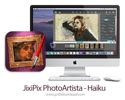 دانلود JixiPix PhotoArtista - Haiku v2.54 MacOS - نرم افزار نقاشی آبرنگ برای مک