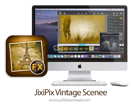 دانلود JixiPix Vintage Scenee v2.79 MacOS - نرم افزار قدیمی کردن عکس ها برای مک