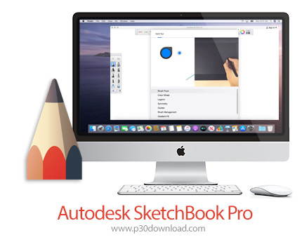 دانلود Autodesk SketchBook Pro 2021 v8.8.0 MacOS - نرم افزار نقاشی حرفه ای برای مک