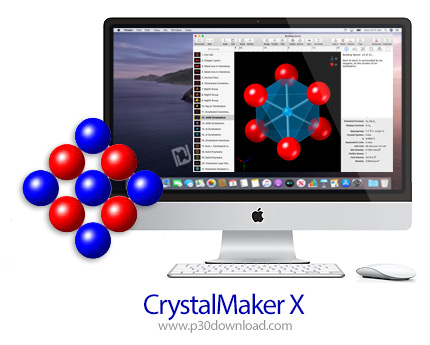 دانلود CrystalMaker X v10.6.3 MacOS - نرم افزار شبیه سازی ساختار ملکولی مواد برای مک