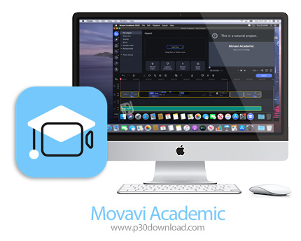 دانلود Movavi Academic 2022 v22.0.0 MacOS - نرم افزار ساخت فیلم های آموزشی به صورت حرفه ای برای مک