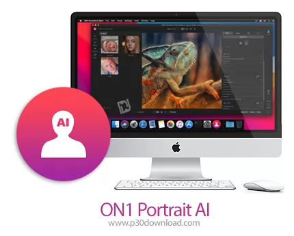 دانلود ON1 Portrait AI 2022.5 v16.5.1.12526 MacOS - نرم افزار رتوش چهره خودکار برای مک