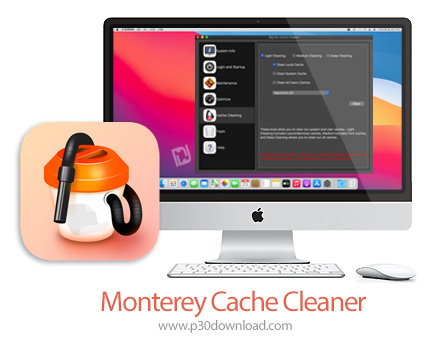 دانلود Monterey Cache Cleaner v17.0.5 MacOS - نرم افزار پاکسازی حافظه کش برای مک