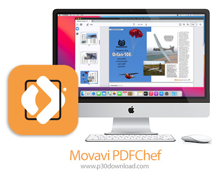 دانلود Movavi PDFChef 2022 v22.2.0 MacOS - نرم افزار نمایش و ویرایش اسناد پی دی اف برای مک