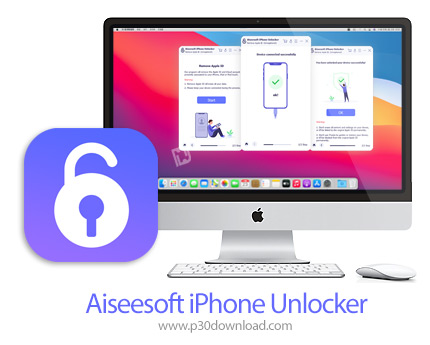 دانلود Aiseesoft iPhone Unlocker v1.0.20 MacOS - نرم افزار حذف اپل آی دی و رمز عبور دستگاه های آی او