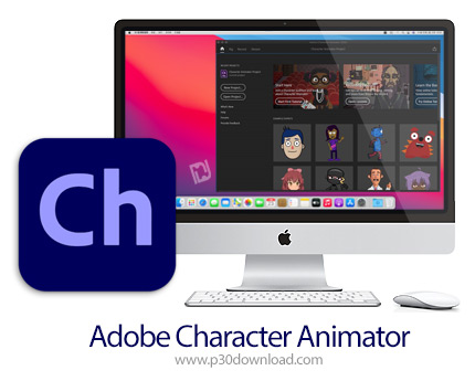 دانلود Adobe Character Animator 2022 v22.3 MacOS - نرم افزار انیمیشن سازی با شخصیت های کارتونی طراحی