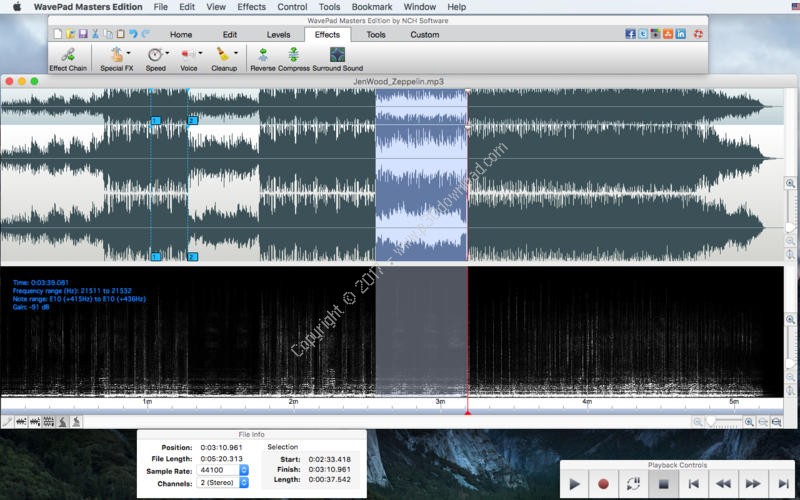 NCH WavePad Audio Editor 17.57 instal