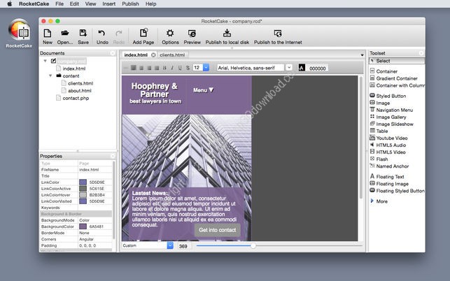 RocketCake Professional 5.2 download the new version for mac