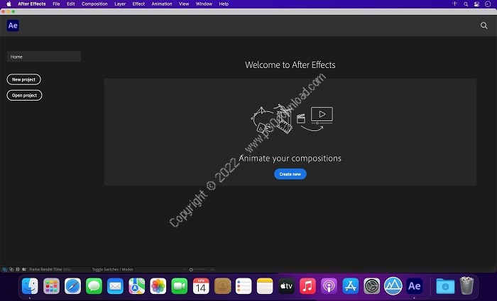 after effects download 2022 mac