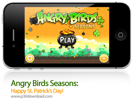 دانلود Angry Birds Seasons: Happy St. Patrick's Day! - بازی موبایل پرندگان عصبانی روز سنت پاتریک