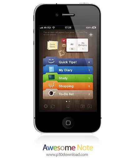 دانلود Awesome Note +Todo - برنامه موبایل دفترچه یادداشت فوق العاده