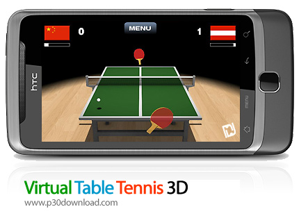 دانلود Virtual Table Tennis 3D - بازی موبایل تنیس روی میز