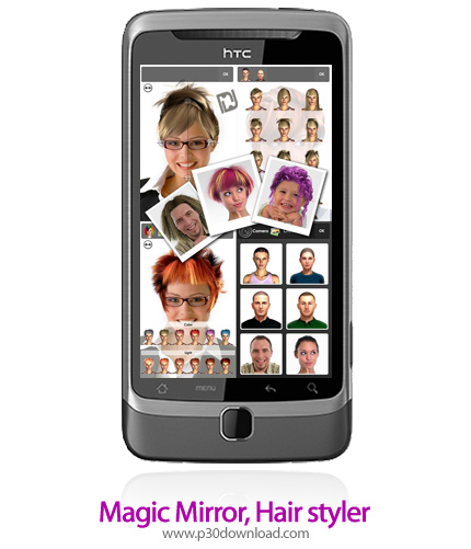 دانلود Magic Mirror, Hair styler - برنامه موبایل آینه جادویی, مدلینگ مو