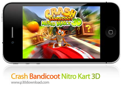 دانلود Crash Bandicoot Nitro Kart 3D - بازی موبایل کراش