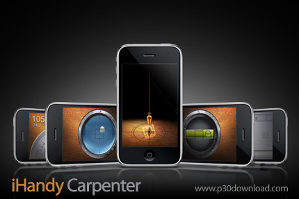 دانلود iHandy Carpenter - برنامه موبایل شاقول، تراز، نقاله و خط کش