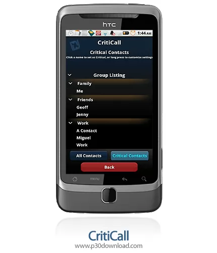 دانلود CritiCall - برنامه موبایل مدیریت تماس ها