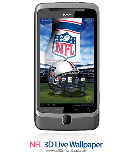 دانلود NFL 3D Live Wallpaper - برنامه موبایل کاغذدیواری متحرک سه بعدی پرچم تیم های فوتبال آمریکایی