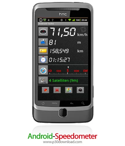 دانلود Android-Speedometer - برنامه موبایل نمایش سرعت حرکت