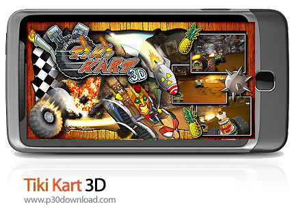 دانلود Tiki Kart 3D - بازی موبایل مسابقات Tiki