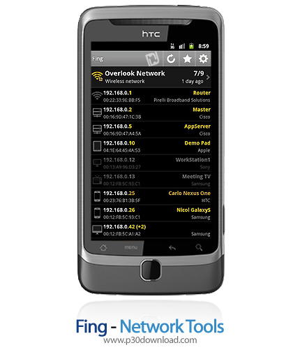 دانلود Fing - Network Tools - برنامه موبایل بررسی و چک کردن شبکه