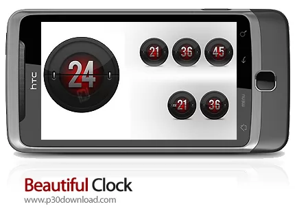 دانلود Beautiful Clock - برنامه موبایل ویجت ساعت دیجیتال