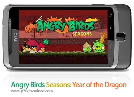 دانلود Angry Birds Seasons: Year of the Dragon - بازی موبایل پرندگان عصبانی فصل ها: سال اژدها