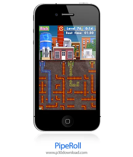 دانلود PipeRoll - بازی موبایل اتصال لوله ها