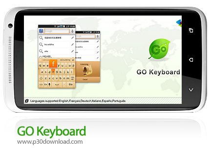 دانلود GO Keyboard v3.39 - برنامه موبایل کیبورد