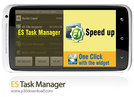 دانلود ES Task Manager - برنامه موبایل مدیریت گوشی