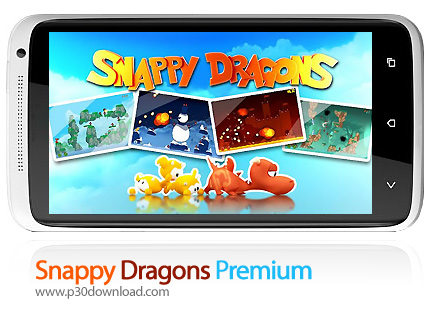 دانلود Snappy Dragons Premium - بازی موبایل اژدهای رعدی