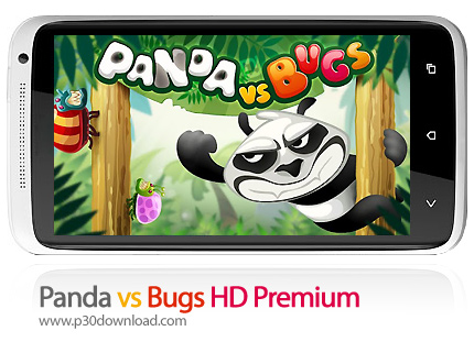 دانلود Panda vs Bugs HD Premium - بازی موبایل پاندا و حشرات مزاحم