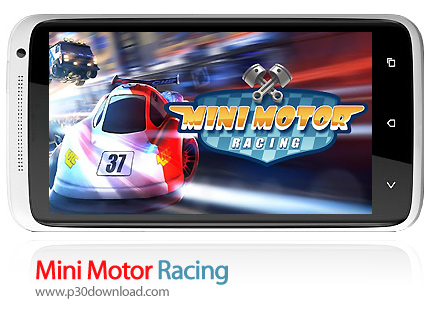دانلود Mini Motor Racing v2.0.2 + Mod - بازی موبایل مسابقات ماشین های کوچک