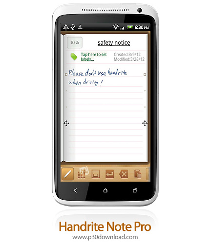 دانلود Handrite Note Pro - برنامه موبایل یادداشت دستی