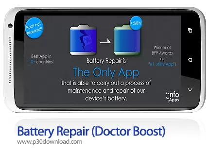 دانلود (Battery Repair (Doctor Boost - برنامه موبایل تعمیر کننده باتری