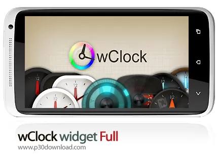 دانلود wClock widget Full - برنامه موبایل ویجت های ساعت