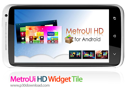 دانلود MetroUi HD Widget Tile - برنامه موبایل ویجت های مختلف مترو