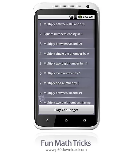 دانلود Fun Math Tricks - برنامه موبایل شگردهای ریاضی