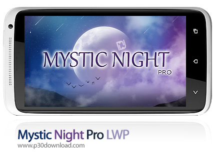دانلود Mystic Night Pro LWP - کاغذ دیواری زنده موبایل شب و ماه