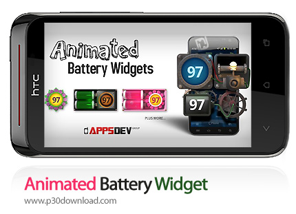 دانلود Animated Battery Widget - برنامه موبایل ویجت های متحرک باتری