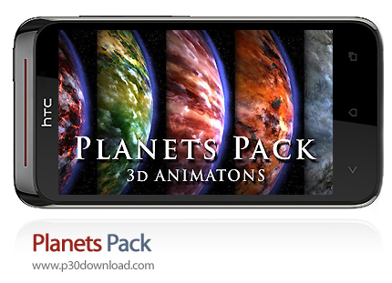 دانلود Planets Pack - برنامه موبایل کاغذ دیواری زنده سیارات