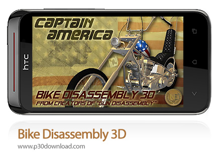 دانلود Bike Disassembly 3D - برنامه موبایل باز و بست قطعات موتور سیکلت