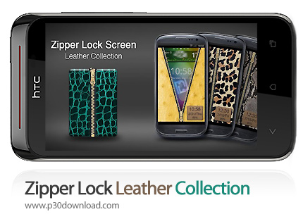 دانلود Zipper Lock Leather Collection - برنامه موبایل قفل صفحه نمایش