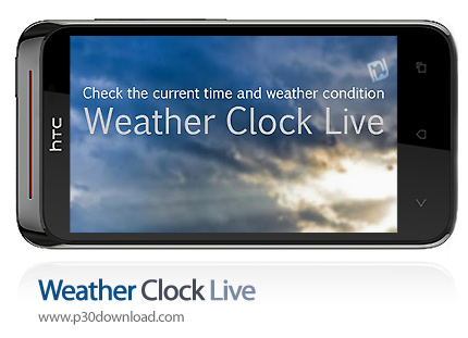 دانلود Weather Clock Live - برنامه موبایل کاغذدیواری متحرک آب و هوا